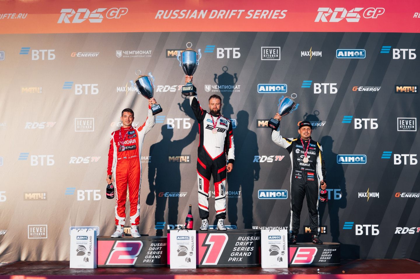 Призёры пятого этапа RDS GP-2024 в Москве © RDS GP