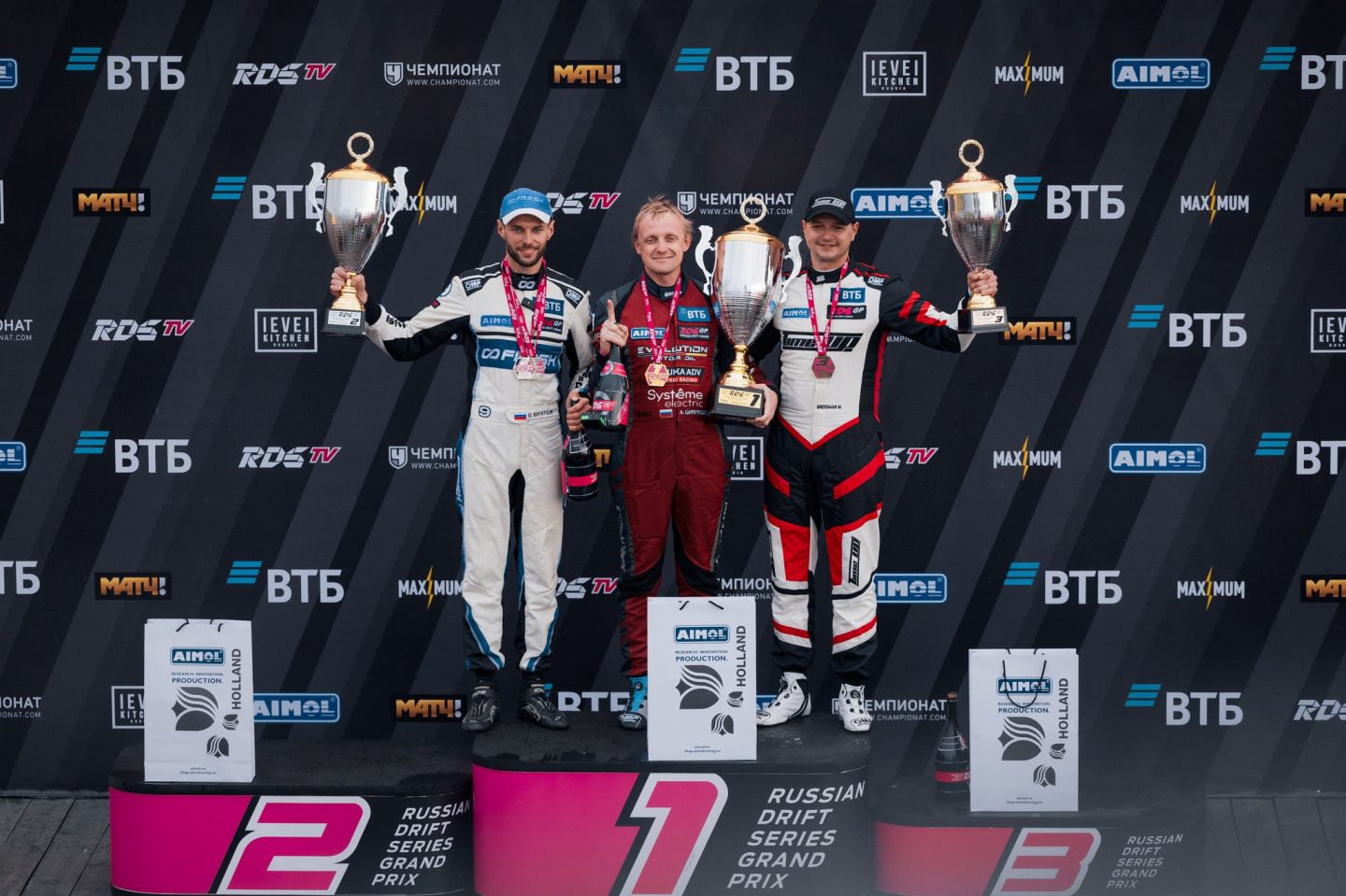 Призёры шестого этапа RDS GP-2024 в Красноярске © RDS GP