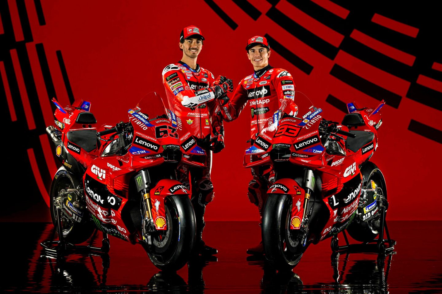 Франческо Баньяя и Марк Маркес в Ducati Lenovo Team © Ducati