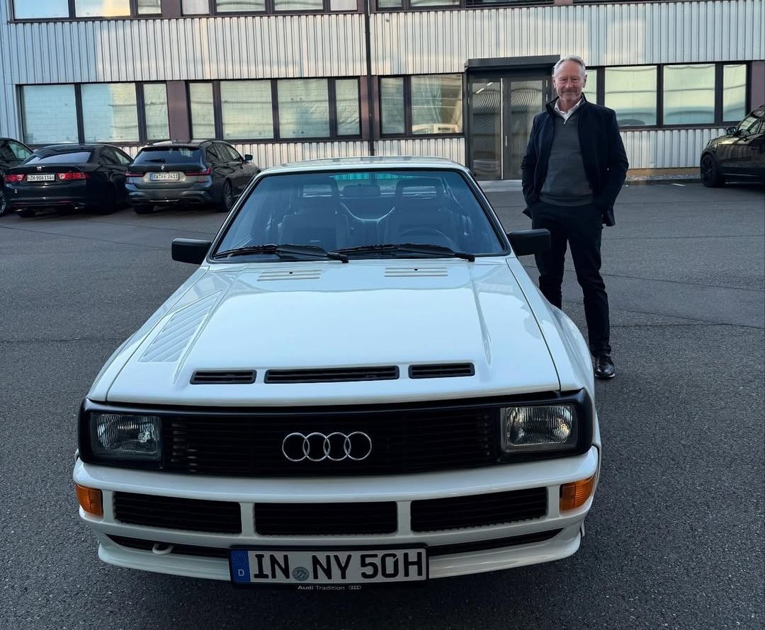 Джонатан Уитли и Audi Quattro © Соцсети