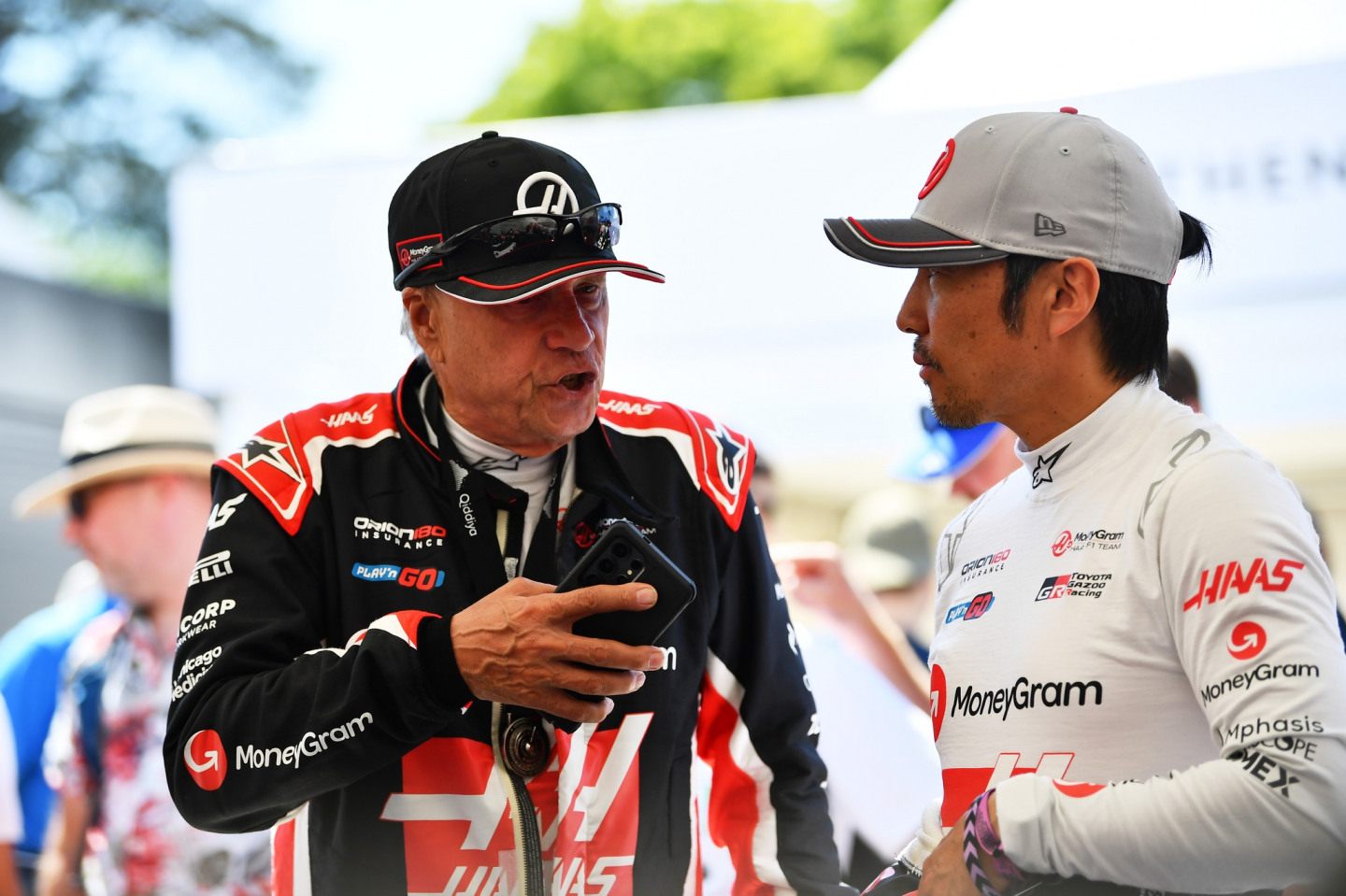 Джин Хаас и Аяо Комацу на Фестивале скорости © Haas F1 Team