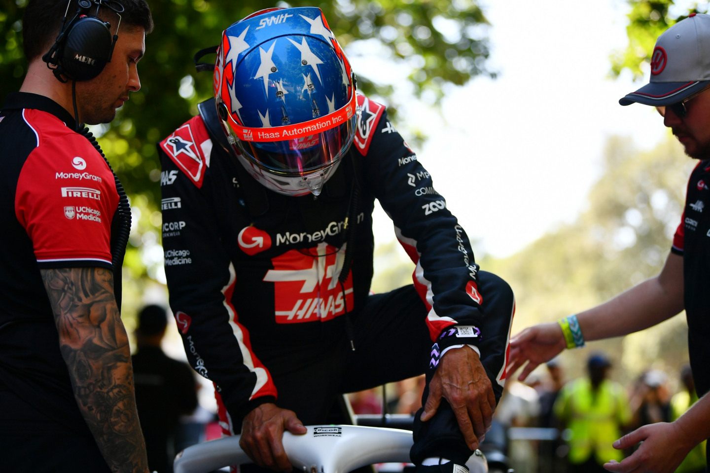 Джин Хаас на Фестивале скорости © Haas F1 Team