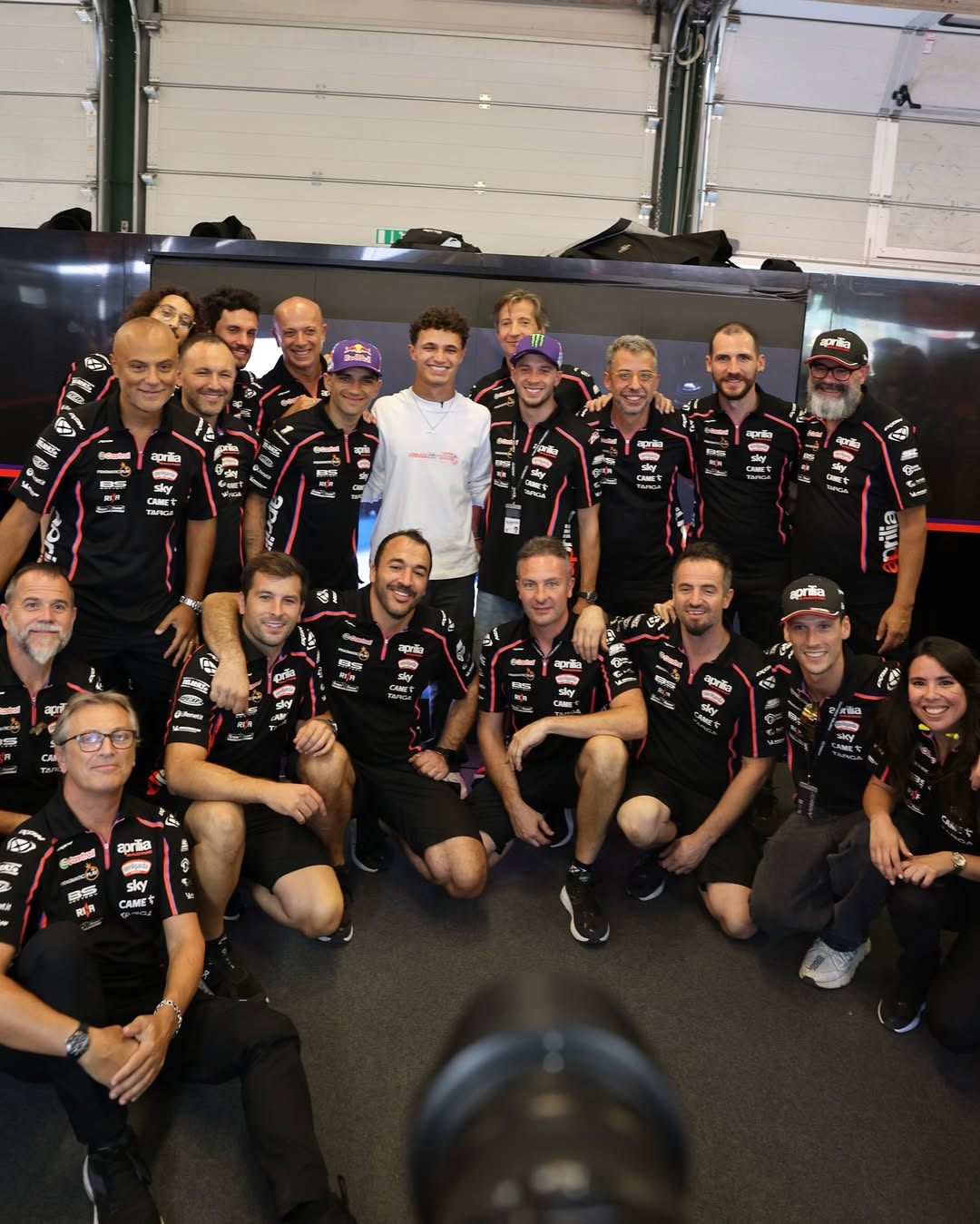 Ландо Норрис на этапе MotoGP в Мизано © Соцсети