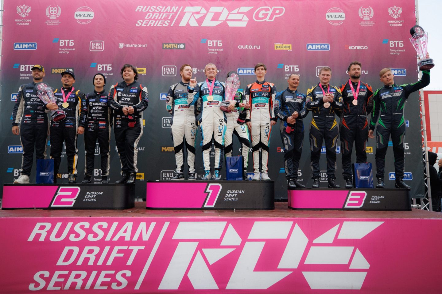 Призёры командного зачёта седьмого этапа RDS GP © RDS GP
