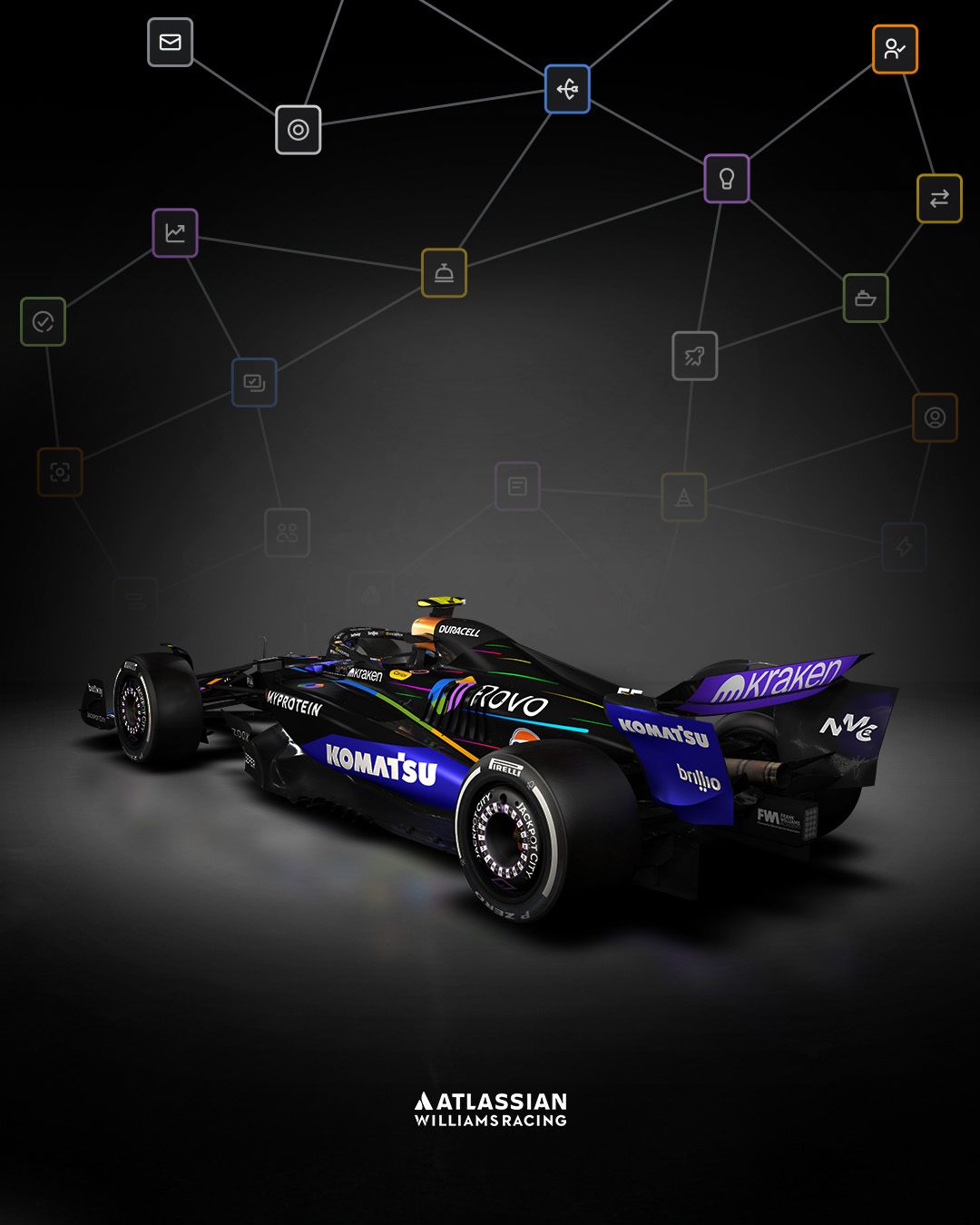 Ливрея Williams для Гран При Лас-Вегаса © Williams Racing