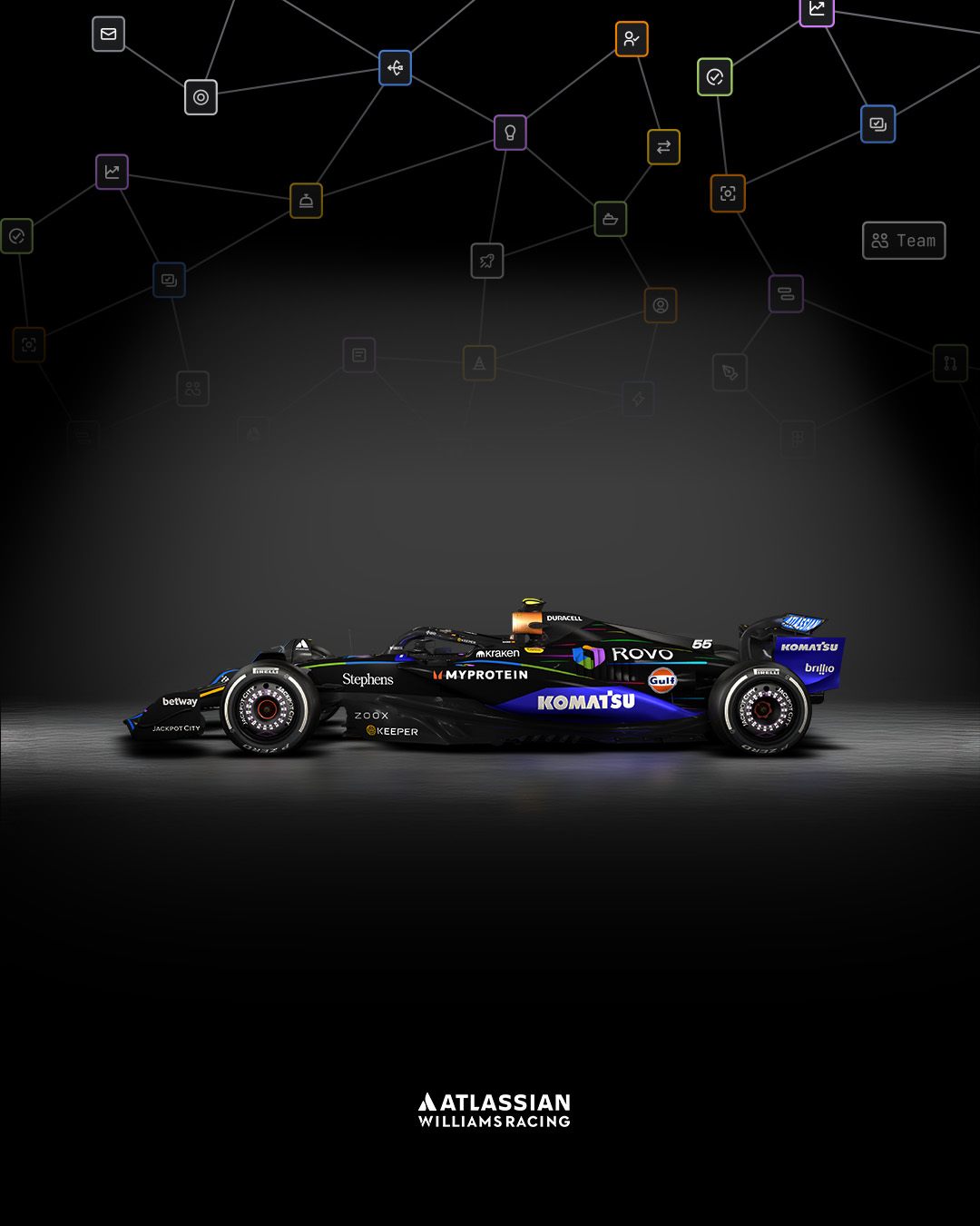 Ливрея Williams для Гран При Лас-Вегаса © Williams Racing