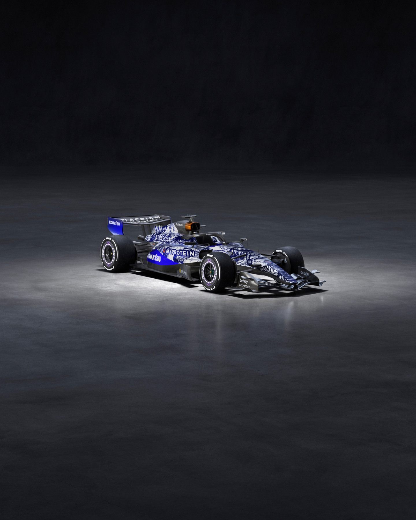 Ливрея Flow State для тестов Williams FW48 &copy; Соцсети