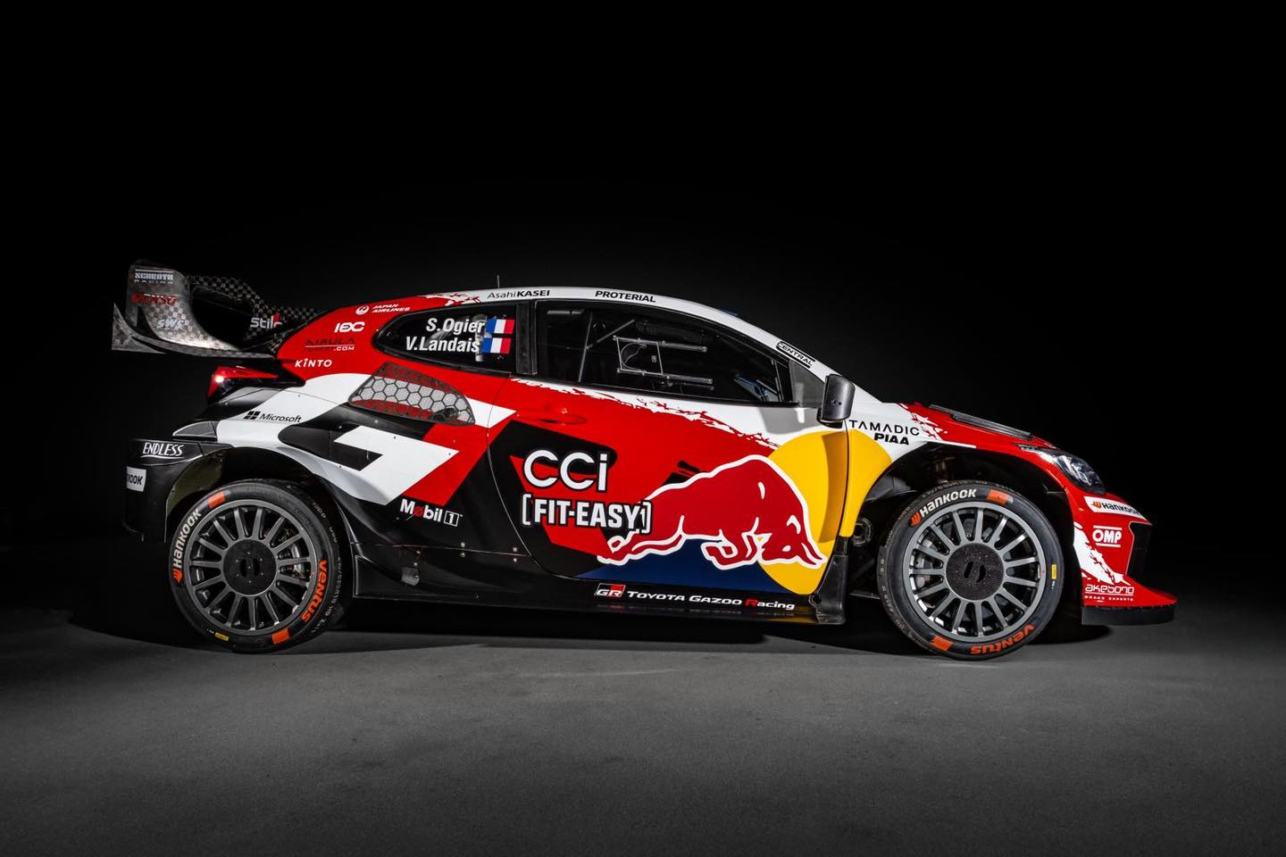 Toyota GR Yaris Rally1 Себастьена Ожье &copy; Соцсети