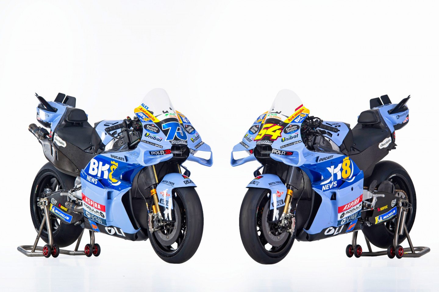 Мотоциклы BK8 Gresini Racing MotoGP © BK8 Gresini Racing MotoGP