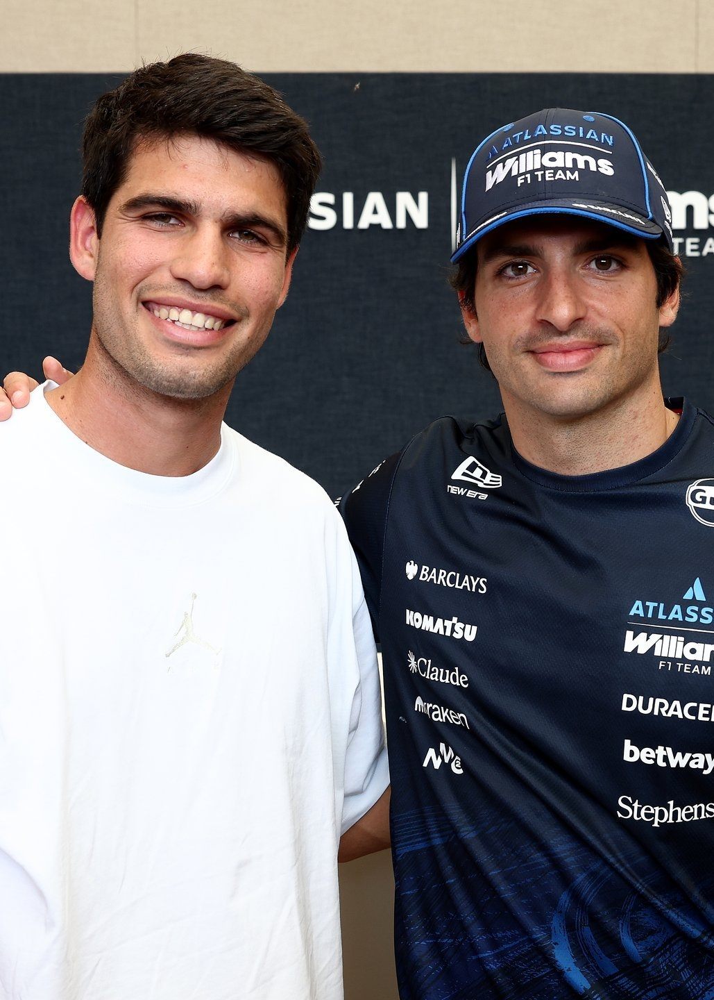 Карлос Алькарас и Карлос Сайнс © Соцсети
