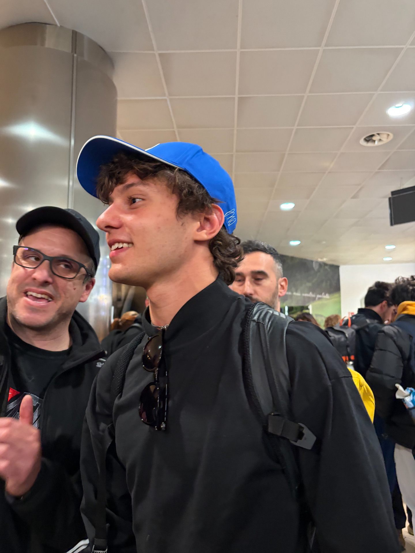 Андреа Кими Антонелли в аэропорту Болоньи &copy; Соцсети