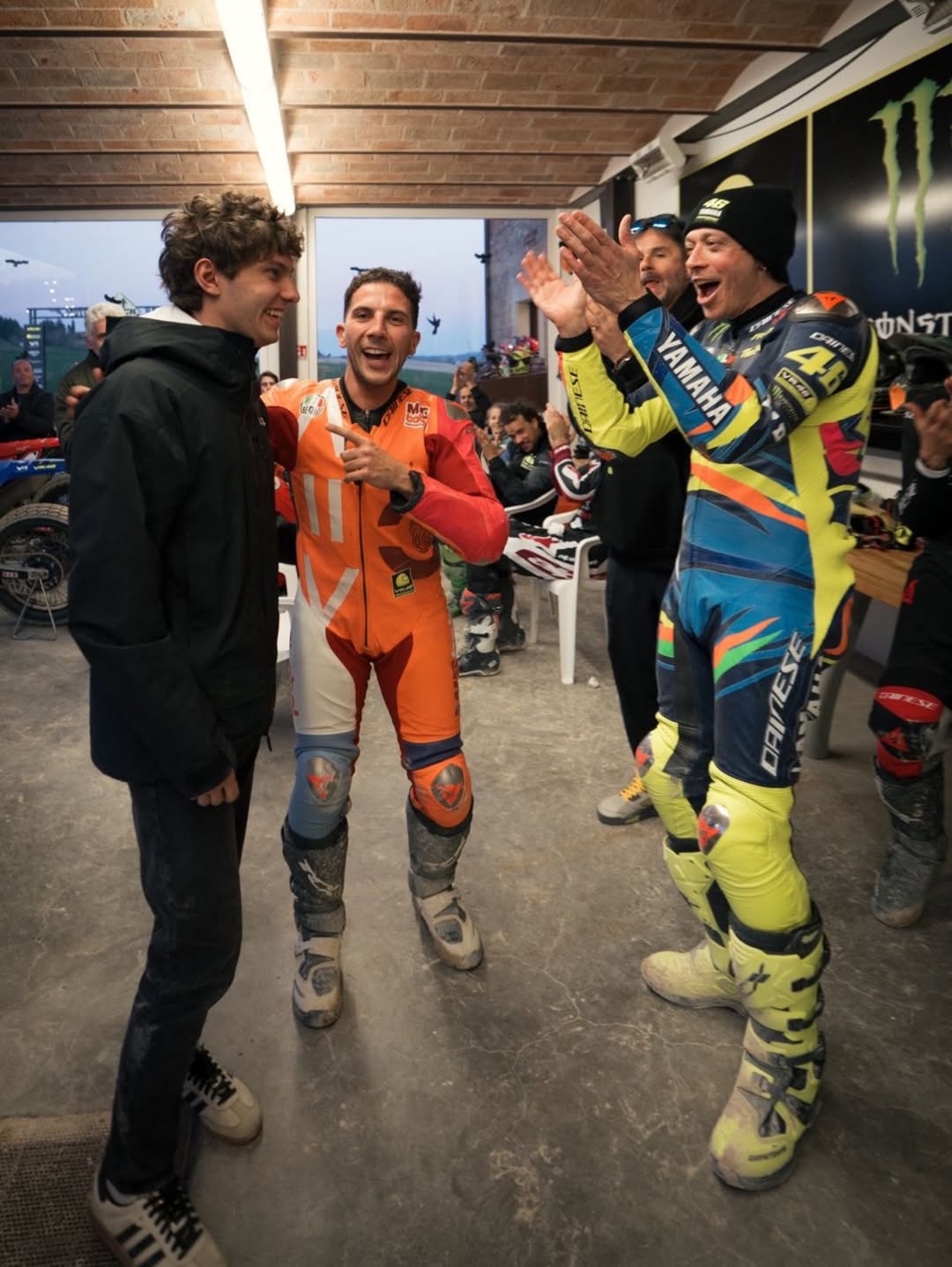 Андреа Кими Антонелли в гостях у Валентино Росси &copy; Соцсети