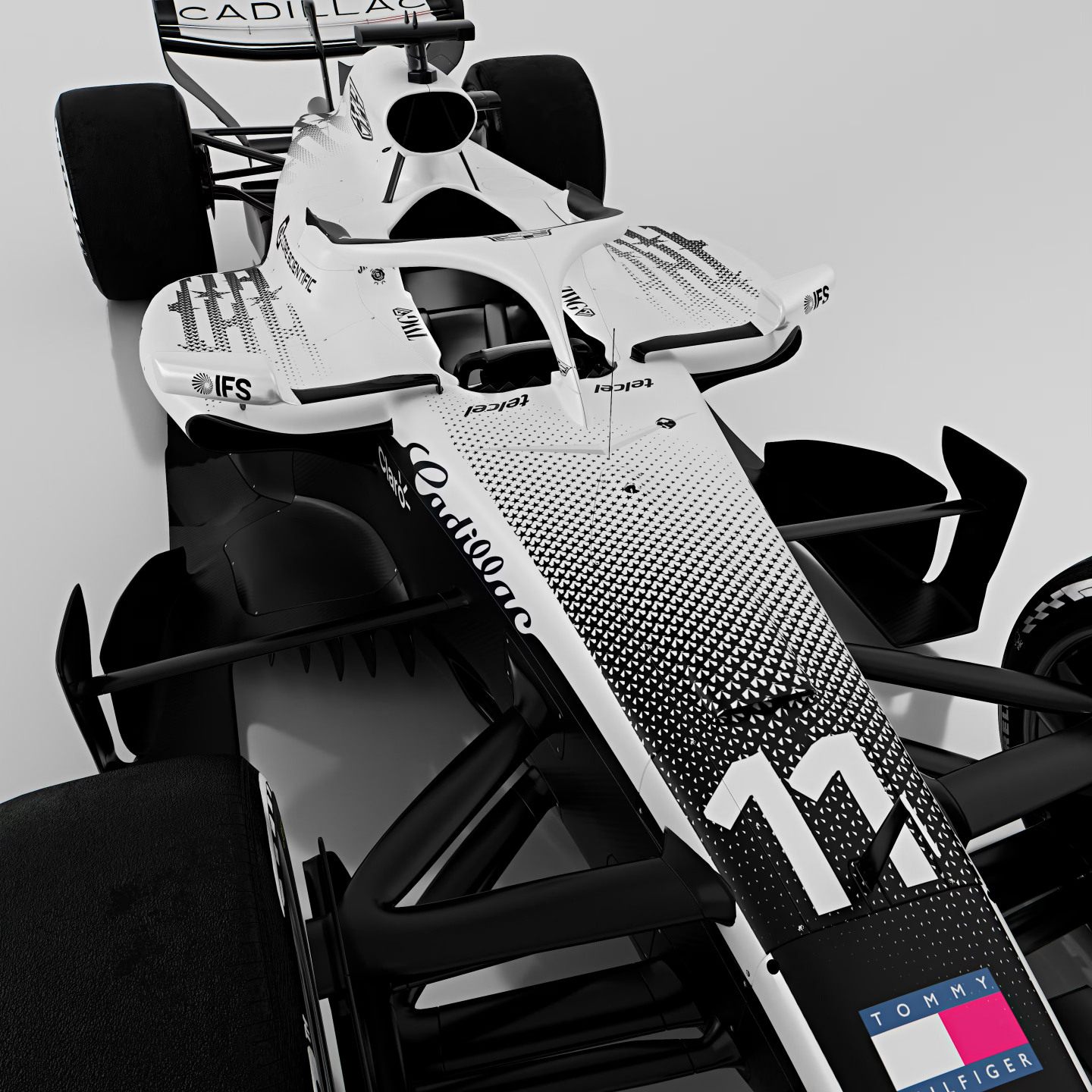 Ливрея команды Cadillac Formula 1 Team для Гран При Майами &copy; Cadillac Formula 1 Team