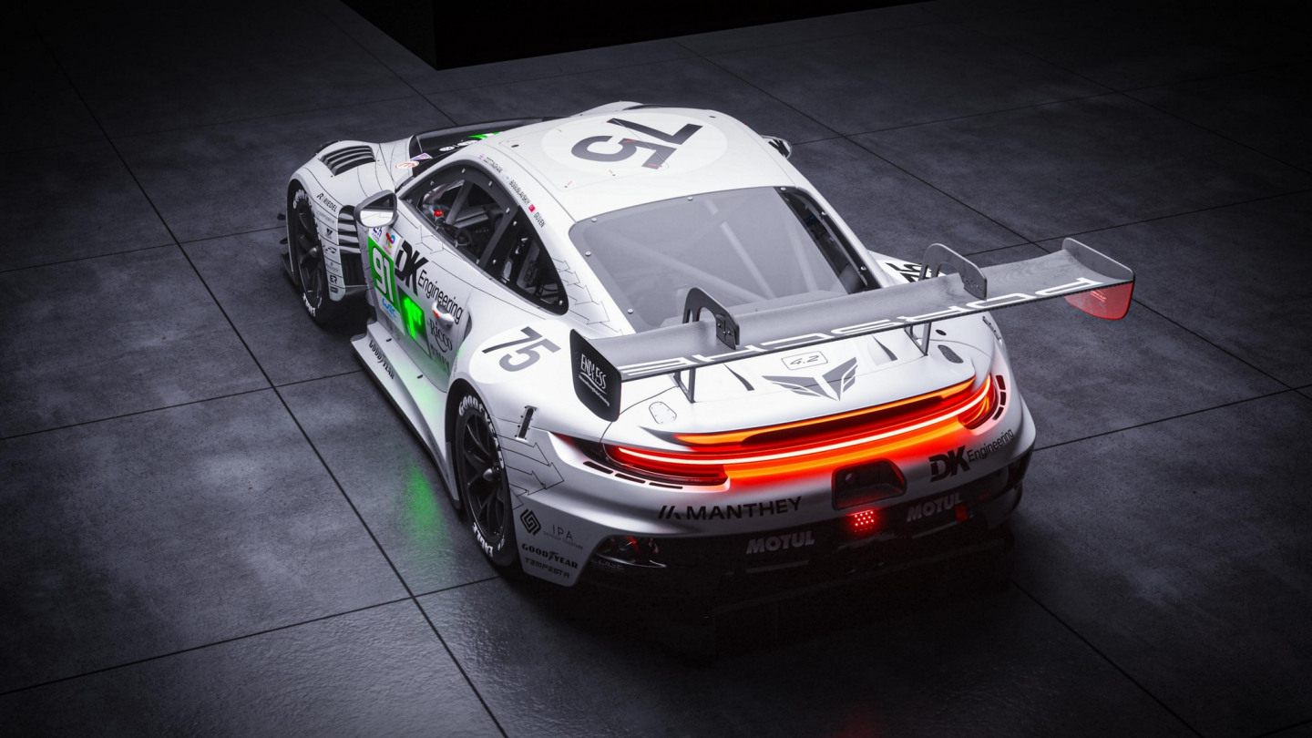 Porsche 911 GT3 R экипажа Тимура Богуславского на «24 часа Ле-Мана» © Porsche