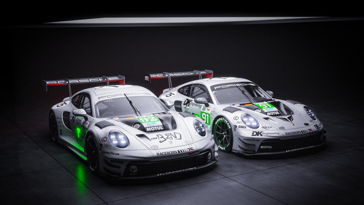 Porsche 911 GT3 R команды Manthey DK Engineering на «24 часа Ле-Мана» © Porsche
