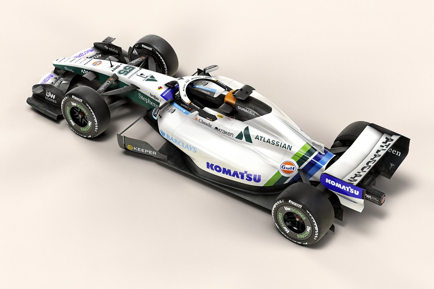 Williams FW48 в стиле Williams FW07С &copy; Atlassian Williams F1 Team