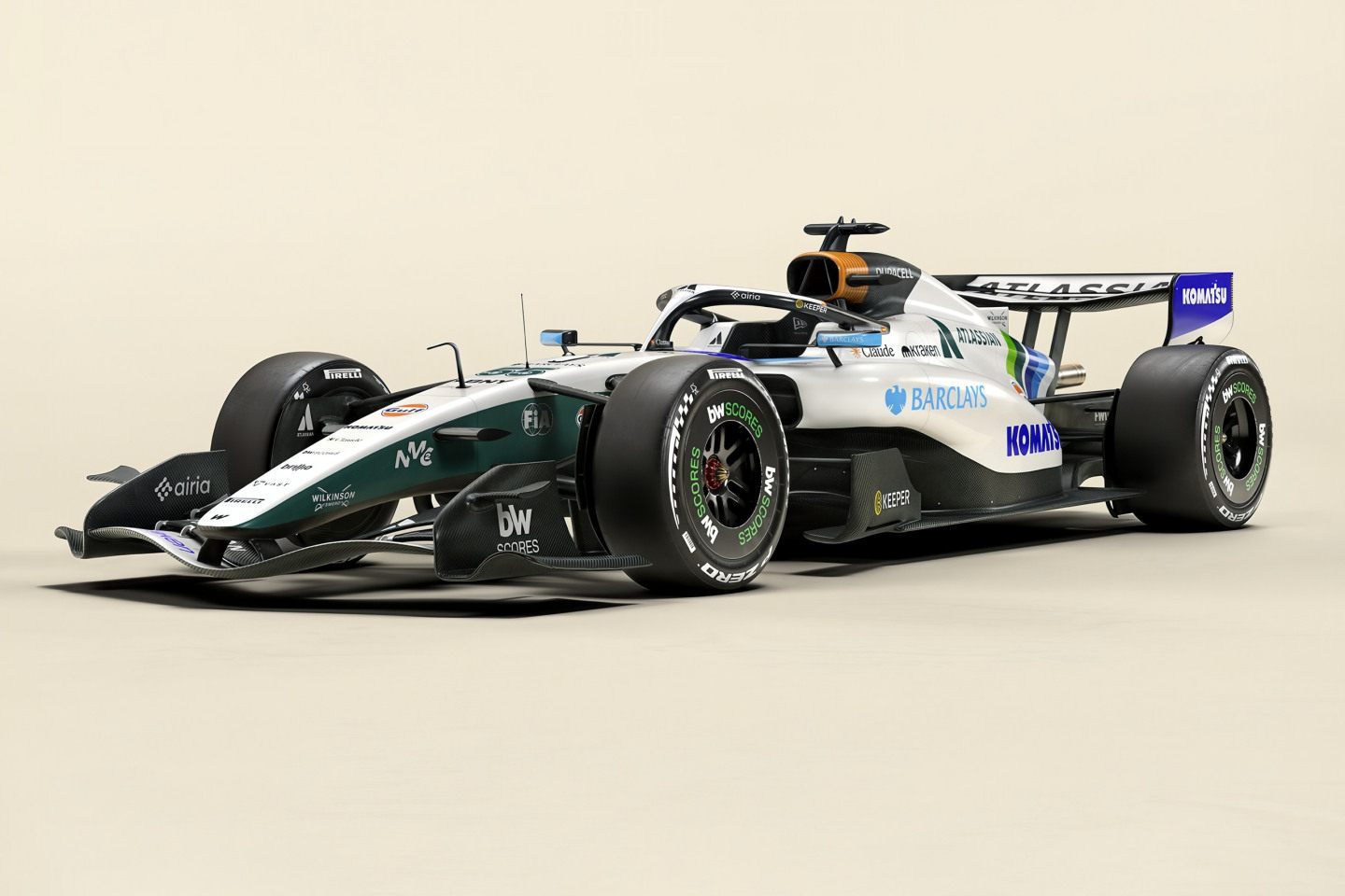 Williams FW48 в стиле Williams FW07С &copy; Atlassian Williams F1 Team