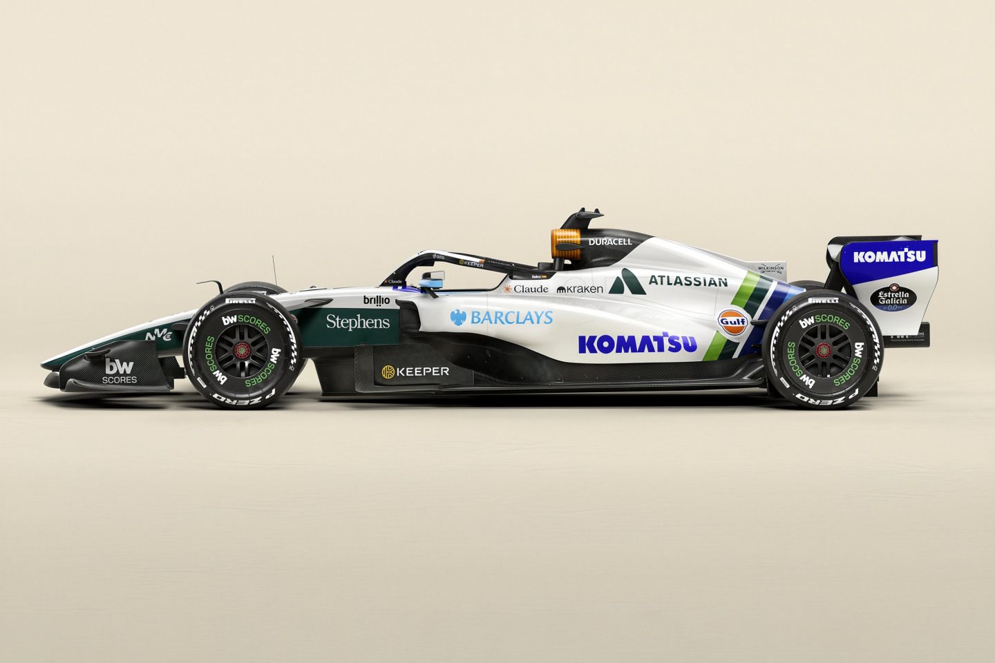 Williams FW48 в стиле Williams FW07С &copy; Atlassian Williams F1 Team