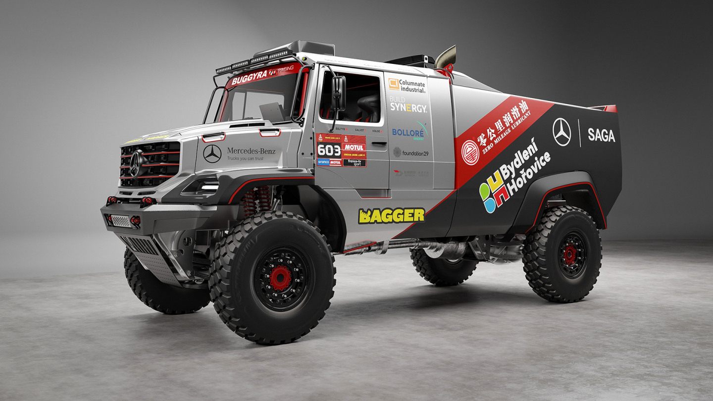 Ралли-рейдовый Mercedes-Benz Zetros &copy; Buggyra ZM Racing