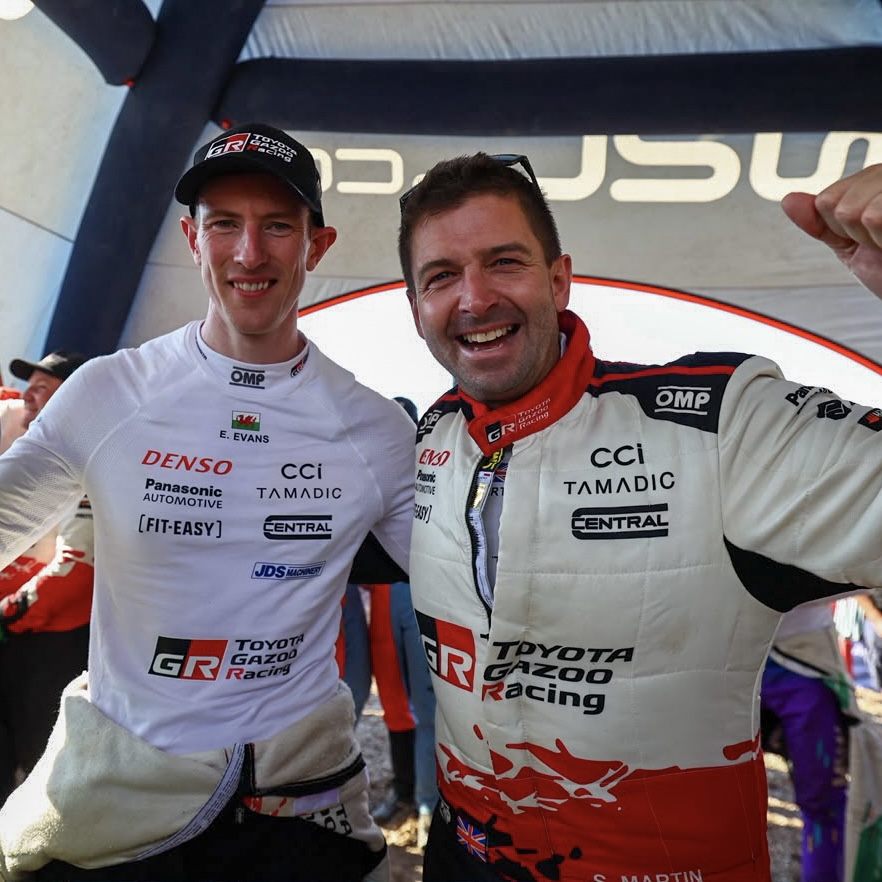 Элфин Эванс и его штурман Скотт Мартин – чемпионы мира по ралли 2026 года © Toyota Gazoo Racing