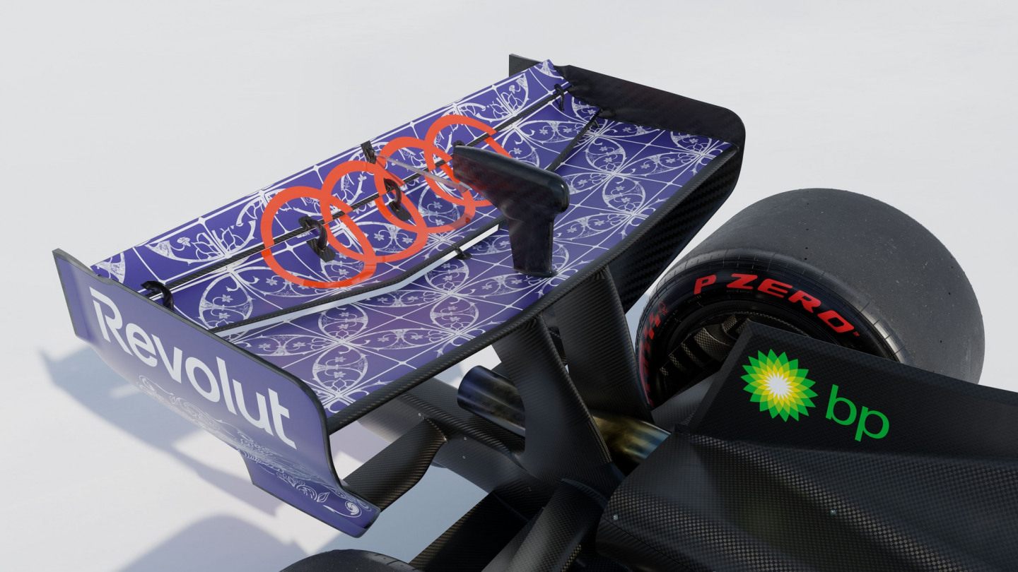 Ливрея болида Audi R26 для Гран При Сингапура &copy; Audi Revolut F1 Team