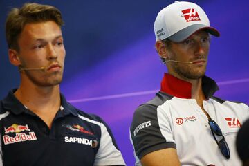 Даниил Квят, Toro Rosso, с Роменом Грожаном, Haas