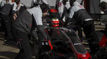Haas досрочно закончила тестовый день