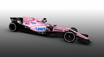 Force India в 2017 году выступит с розовой ливреей
