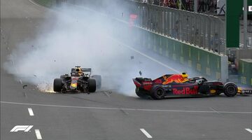 Гонщики Red Bull столкнулись на Гран При Азербайджана