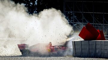 Ferrari нашла причину аварии Себастьяна Феттеля на тестах