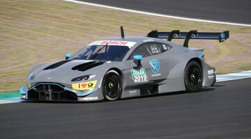 Автомобиль Aston Martin для DTM дебютировал на трассе