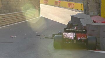 Шарль Леклер разбил машину в квалификации Гран При Азербайджана