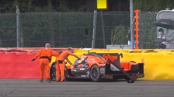 Видео: Гонщик G-Drive Racing разбил машину, лидируя в гонке