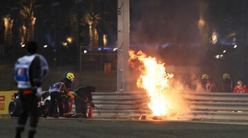 Видео: Реконструкция аварии Ромена Грожана на Гран При Бахрейна