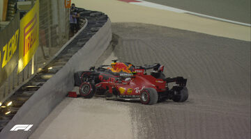 Макс Ферстаппен и Шарль Леклер сошли на первом круге Гран При Сахира