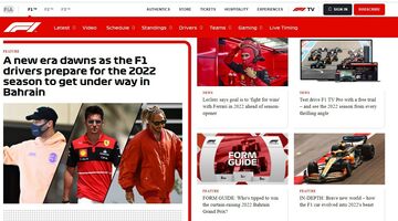 Формула 1 заблокировала доступ к официальному сайту и F1 TV в России