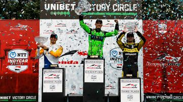 Экс-юниор Alpine Лундгор одержал первую победу в серии IndyCar