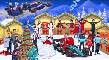 Формула 1 опубликовала рождественскую открытку