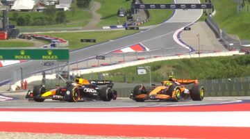Столкновение Макса Ферстаппена и Ландо Норриса на Гран При Австрии. Видео
