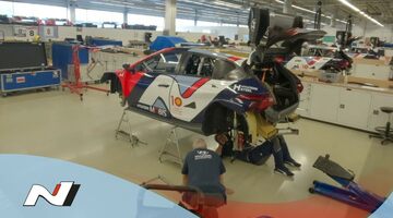 Hyundai показала, как готовит машины к этапам WRC