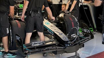 Команда Mercedes первой испытала прототип крыла для 2026 года на трассе. Фото