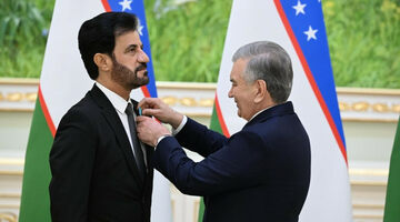 Мохаммед бен Сулайем получил Орден Дружбы от президента Узбекистана