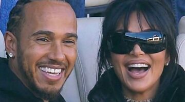 Папарацци засняли поцелуй Льюиса Хэмилтона с Ким Кардашьян