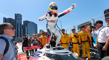 Алекс Палоу выиграл этап IndyCar в Детройте