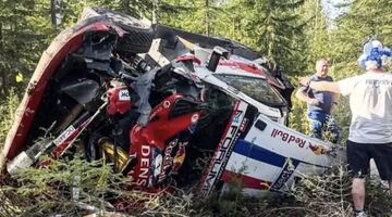 Себастьен Ожье госпитализирован после аварии на Ралли Финляндия