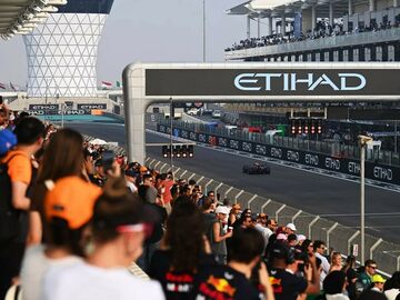 Стартовая решётка Гран При Абу-Даби