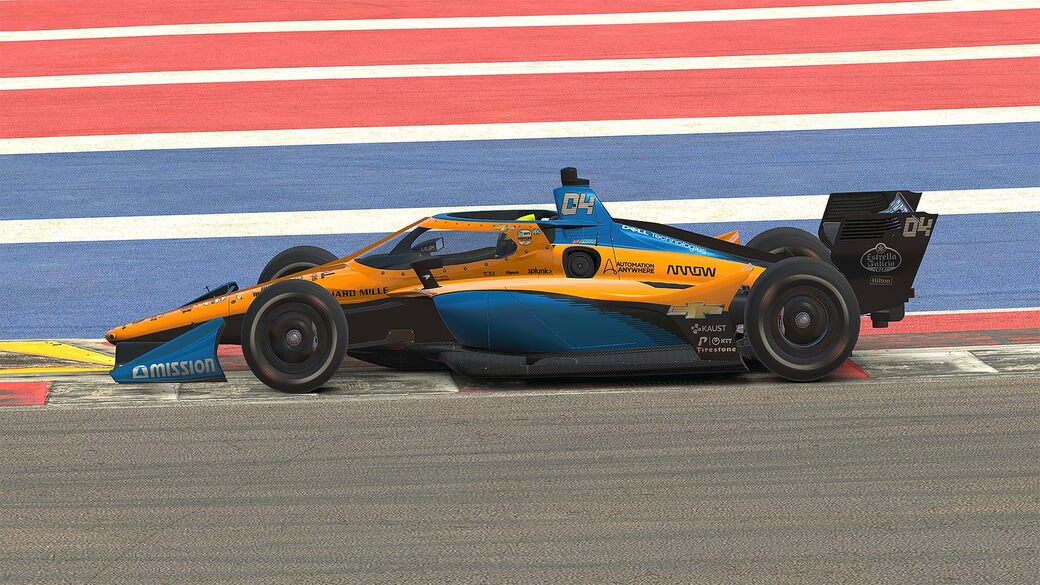 Ландо Норрис выступит в виртуальной гонке IndyCar в Индианаполисе
