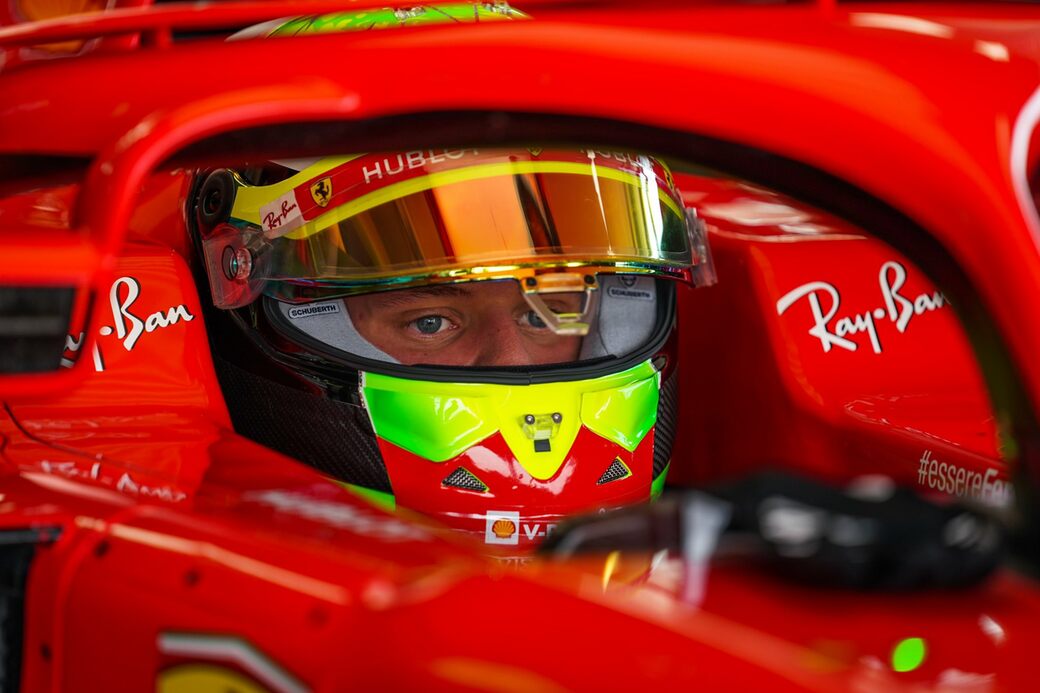 Фото: Мик Шумахер на тестах Ferrari во Фьорано
