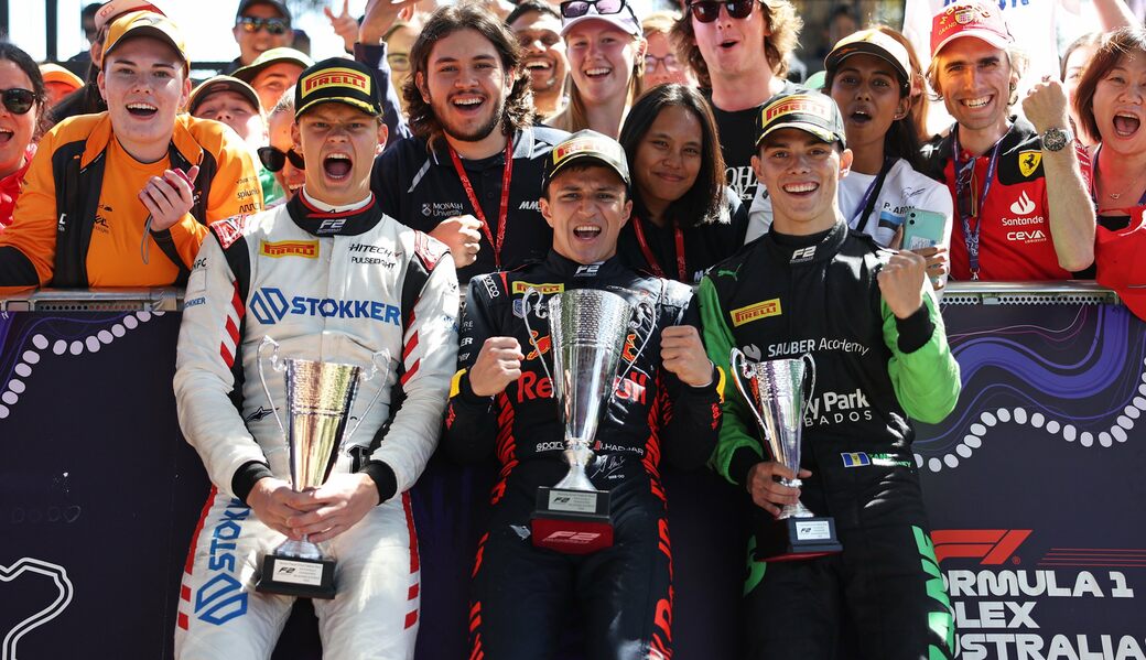Исак Хаджар выиграл вторую гонку Формулы 2 в Австралии, Антонелли – четвёртый